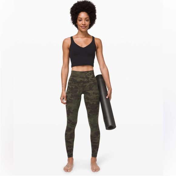 lululemon athletica Pants - Lululemon Wonder Under High Rise Luxtreme Legging 28” Incognito Camo Gator Green